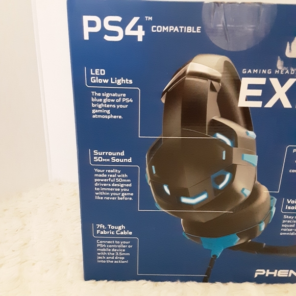 PHENOM EXP11 GAMING HEADSET WITH BOOM MIC NIB - Picture 6 of 9